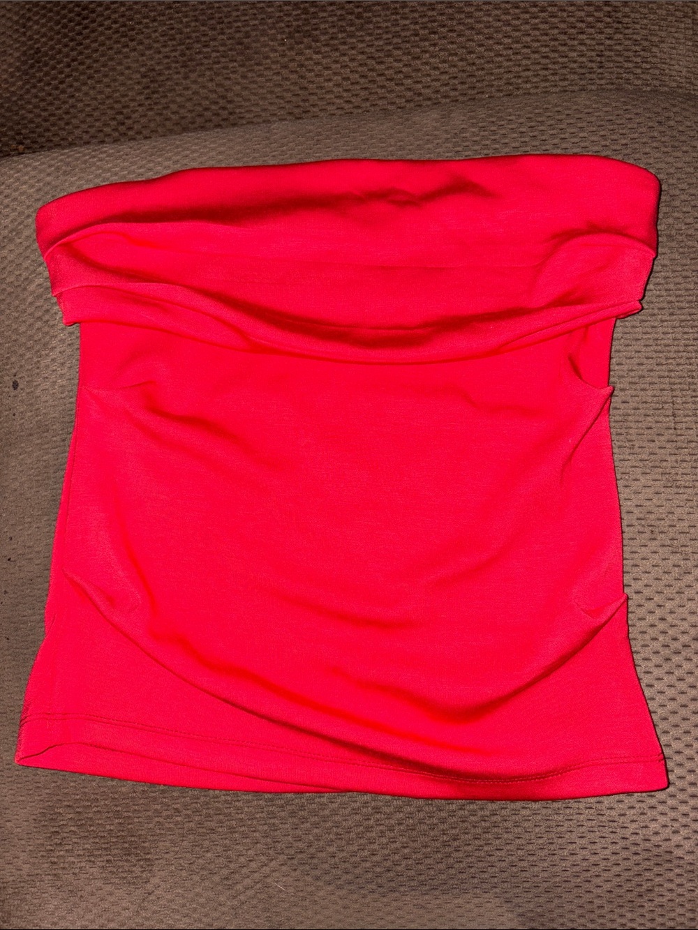 Strapless Red Tube Top